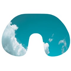 Clouds Hd Wallpaper Travel Neck Pillow by artworkshop