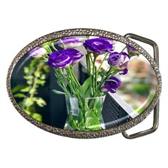 Cute Flower Wallpaper Belt Buckles by artworkshop