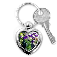 Cute Flower Wallpaper Key Chain (heart) by artworkshop