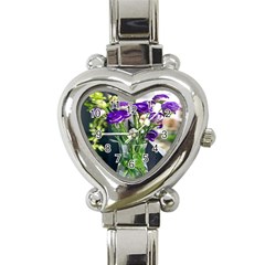 Cute Flower Wallpaper Heart Italian Charm Watch by artworkshop