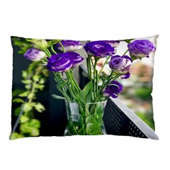 Cute Flower Wallpaper Pillow Case (two Sides)