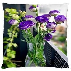 Cute Flower Wallpaper Standard Premium Plush Fleece Cushion Case (two Sides) by artworkshop