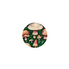 Fantasy Farmcore Farm Mushroom 1  Mini Magnets by GardenOfOphir