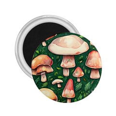 Fantasy Farmcore Farm Mushroom 2 25  Magnets by GardenOfOphir