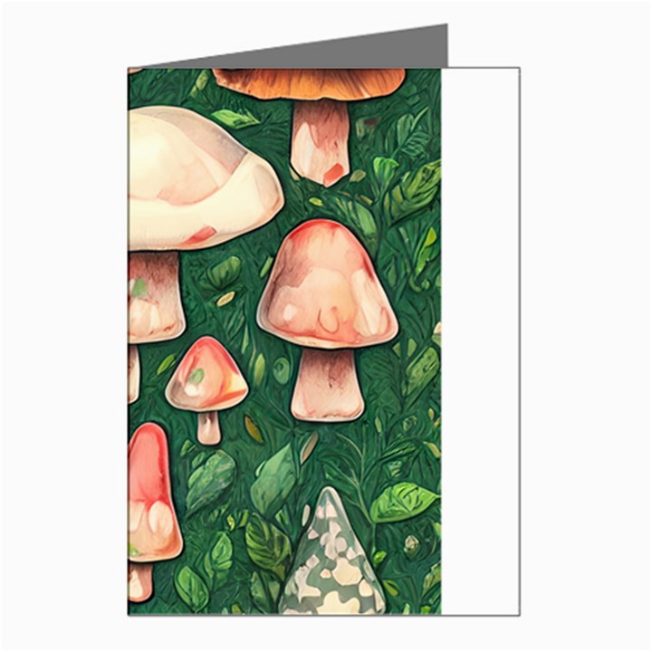 Fantasy Farmcore Farm Mushroom Greeting Cards (Pkg of 8)