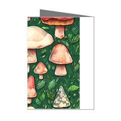 Fantasy Farmcore Farm Mushroom Mini Greeting Cards (pkg Of 8) by GardenOfOphir