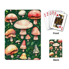 Fantasy Farmcore Farm Mushroom Playing Cards Single Design (rectangle) by GardenOfOphir