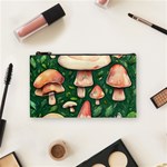 Fantasy Farmcore Farm Mushroom Cosmetic Bag (Small) Front