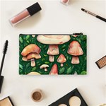 Fantasy Farmcore Farm Mushroom Cosmetic Bag (Small) Back