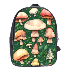 Fantasy Farmcore Farm Mushroom School Bag (large) by GardenOfOphir