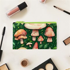 Fantasy Farmcore Farm Mushroom Cosmetic Bag (xs) by GardenOfOphir