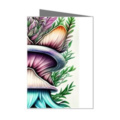 Witchy Forresty Goblincore Fairytale Mushroom Mini Greeting Cards (pkg Of 8) by GardenOfOphir