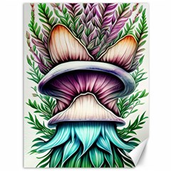 Witchy Forresty Goblincore Fairytale Mushroom Canvas 36  X 48  by GardenOfOphir