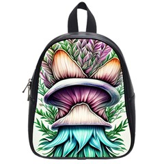 Witchy Forresty Goblincore Fairytale Mushroom School Bag (small) by GardenOfOphir