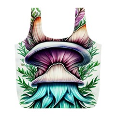 Witchy Forresty Goblincore Fairytale Mushroom Full Print Recycle Bag (l) by GardenOfOphir