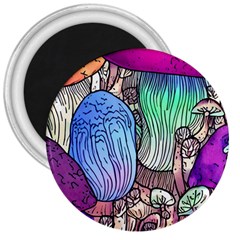 Forest Mushroom 3  Magnets by GardenOfOphir