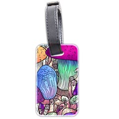 Forest Mushroom Luggage Tag (two Sides) by GardenOfOphir