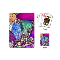 Forest Mushroom Playing Cards Single Design (mini) by GardenOfOphir