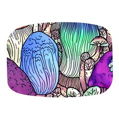 Forest Mushroom Mini Square Pill Box by GardenOfOphir