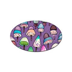 Foraging For Mushrooms Sticker Oval (10 Pack) by GardenOfOphir