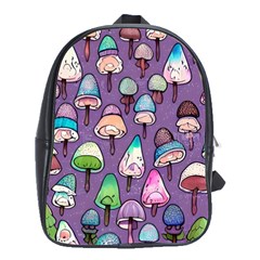 Foraging For Mushrooms School Bag (large) by GardenOfOphir