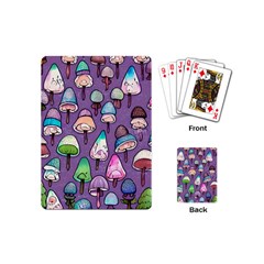 Foraging For Mushrooms Playing Cards Single Design (mini) by GardenOfOphir