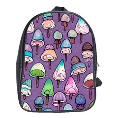 Foraging For Mushrooms School Bag (xl) by GardenOfOphir