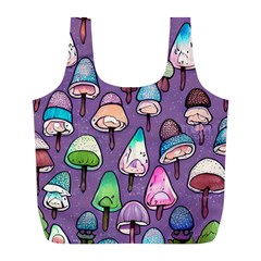 Foraging For Mushrooms Full Print Recycle Bag (l) by GardenOfOphir