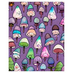 Foraging For Mushrooms Drawstring Bag (small) by GardenOfOphir