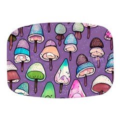 Foraging For Mushrooms Mini Square Pill Box by GardenOfOphir