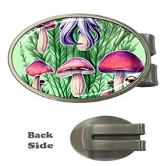 Natural Mushrooms Money Clips (oval)  by GardenOfOphir