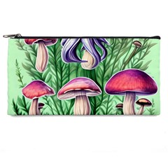 Natural Mushrooms Pencil Case by GardenOfOphir