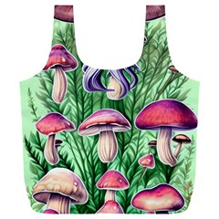 Natural Mushrooms Full Print Recycle Bag (xxl) by GardenOfOphir