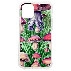 Natural Mushrooms Iphone 12 Mini Tpu Uv Print Case	 by GardenOfOphir