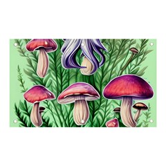 Natural Mushrooms Banner And Sign 5  X 3  by GardenOfOphir