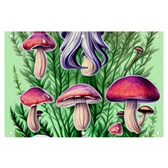 Natural Mushrooms Banner And Sign 6  X 4  by GardenOfOphir