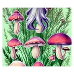 Natural Mushrooms One Side Premium Plush Fleece Blanket (Small) 50 x40  Blanket Front