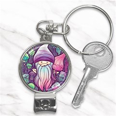 Fairy Mushrooms Nail Clippers Key Chain