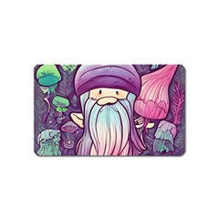 Fairy Mushrooms Magnet (Name Card)