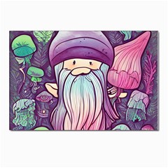 Fairy Mushrooms Postcard 4 x 6  (Pkg of 10)