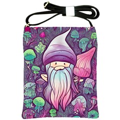 Fairy Mushrooms Shoulder Sling Bag by GardenOfOphir