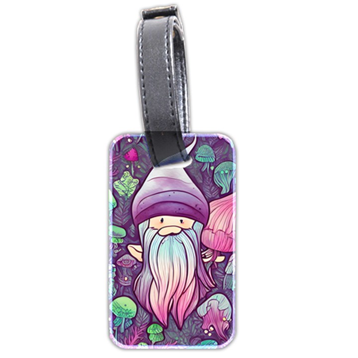 Fairy Mushrooms Luggage Tag (two sides)