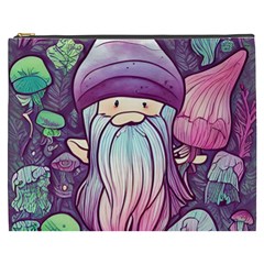 Fairy Mushrooms Cosmetic Bag (xxxl) by GardenOfOphir