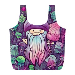 Fairy Mushrooms Full Print Recycle Bag (L)