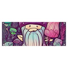 Fairy Mushrooms Banner and Sign 8  x 3 