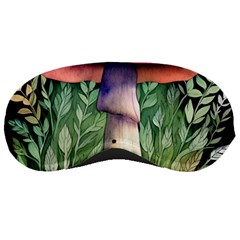 Mushroom Foraging In The Woods Sleeping Mask by GardenOfOphir