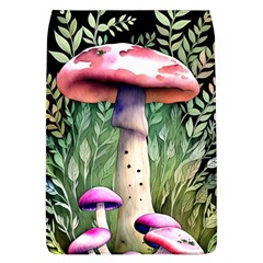 Mushroom Foraging In The Woods Removable Flap Cover (l) by GardenOfOphir