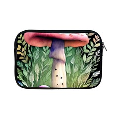 Mushroom Foraging In The Woods Apple Ipad Mini Zipper Cases by GardenOfOphir