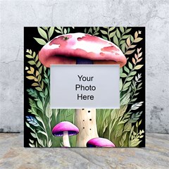 Mushroom Foraging In The Woods White Box Photo Frame 4  X 6  by GardenOfOphir