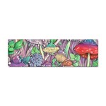 Vintage Mushroom Garden Sticker Bumper (100 pack) Front